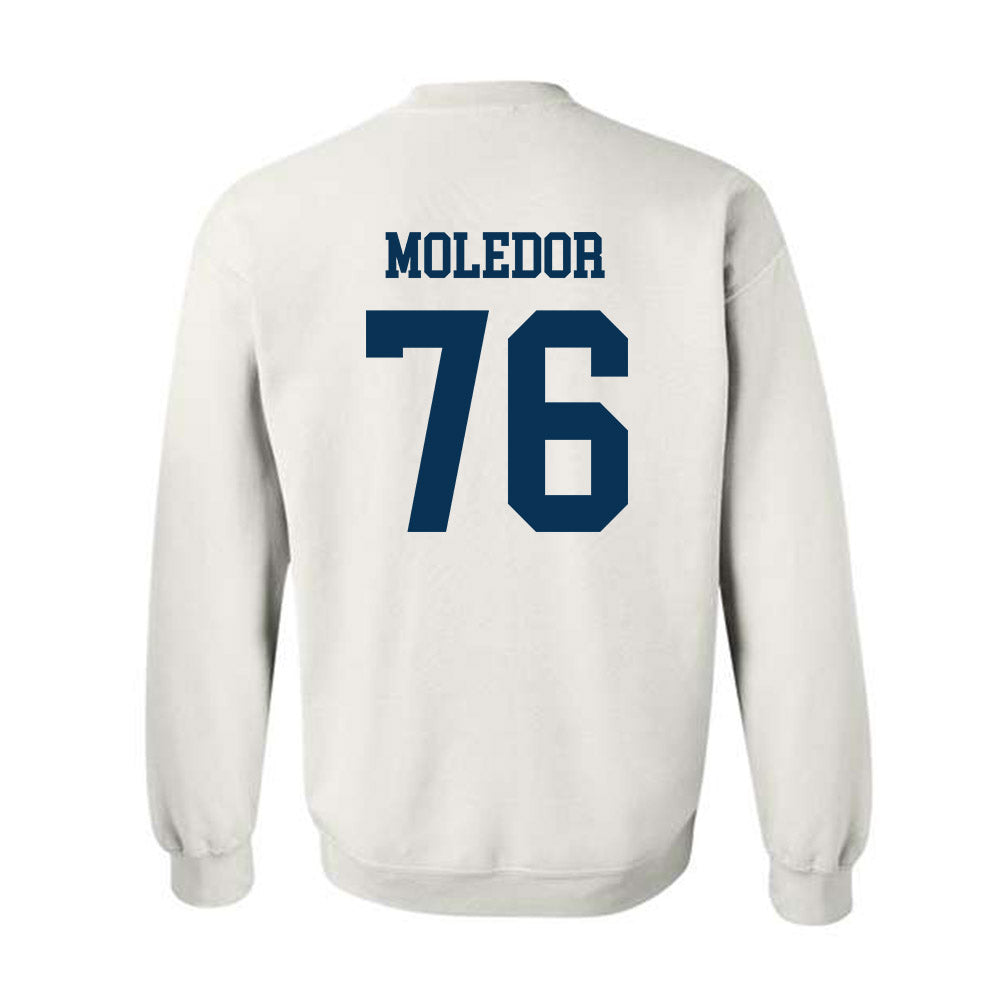 Georgia Tech - NCAA Football : Krew Moledor - Classic Shersey Crewneck Sweatshirt-1