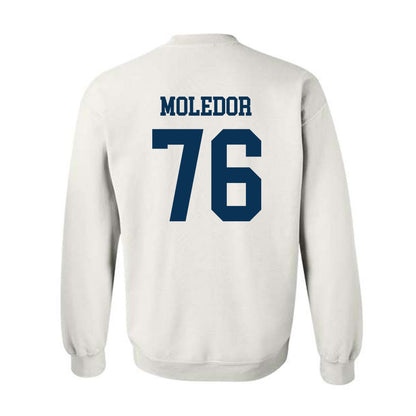 Georgia Tech - NCAA Football : Krew Moledor - Classic Shersey Crewneck Sweatshirt-1