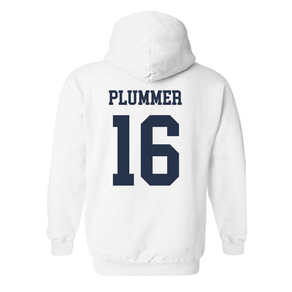 Georgia Tech - NCAA Football : Jaiven Plummer - Classic Shersey Hooded Sweatshirt-1