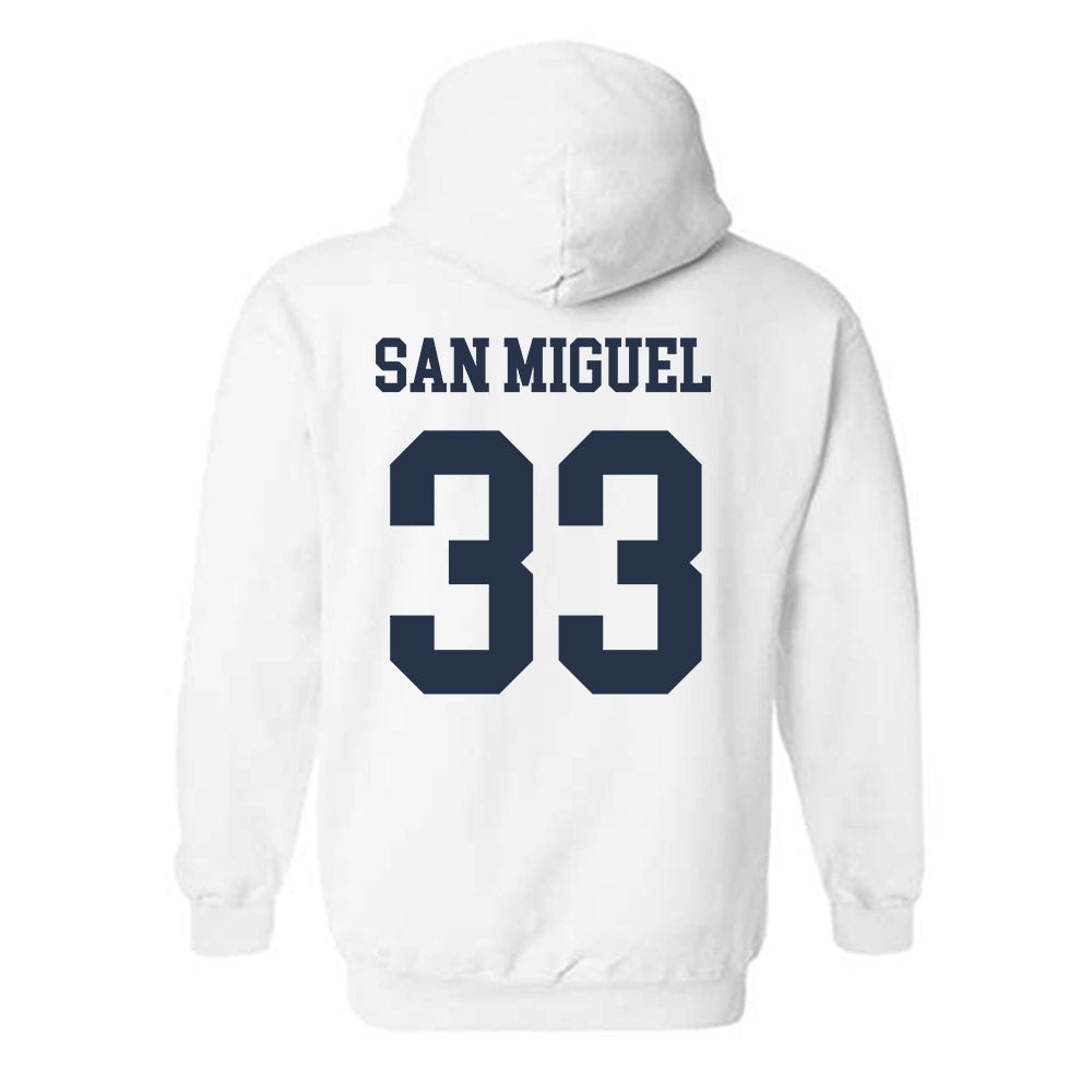 Georgia Tech - NCAA Men's Basketball : Marcos San Miguel - Classic Shersey Hooded Sweatshirt-1