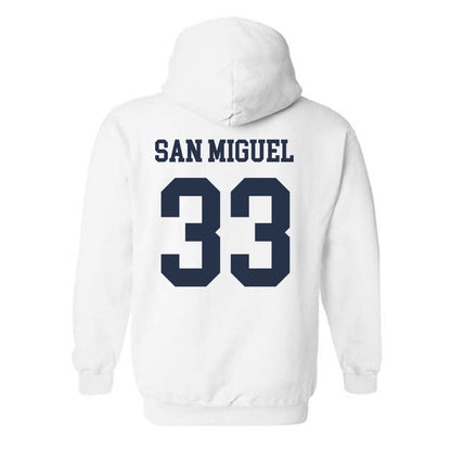 Georgia Tech - NCAA Men's Basketball : Marcos San Miguel - Classic Shersey Hooded Sweatshirt-1