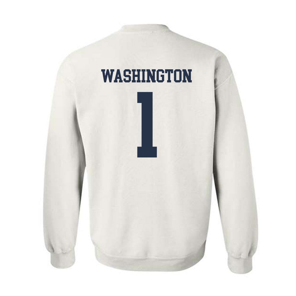 Georgia Tech - NCAA Men's Basketball : Lamar Washington - Classic Shersey Crewneck Sweatshirt-1
