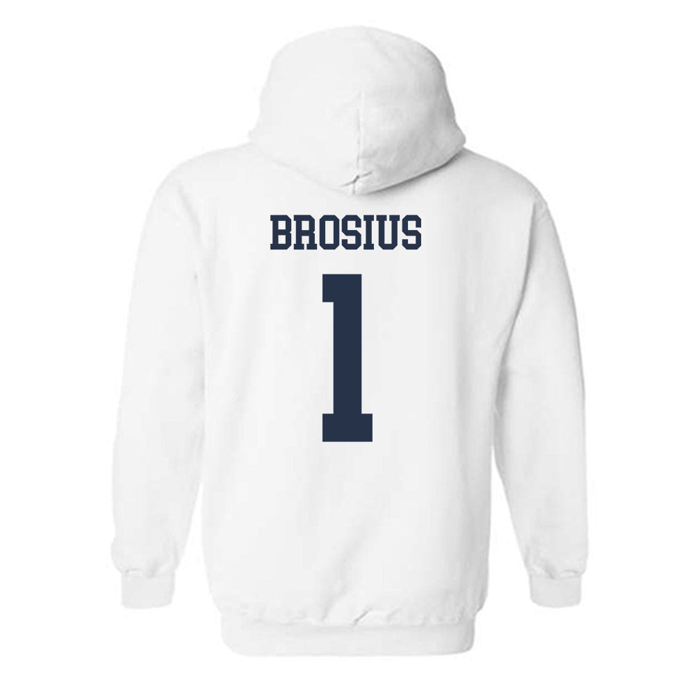 Georgia Tech - NCAA Baseball : Parker Brosius - Classic Shersey Hooded Sweatshirt-1