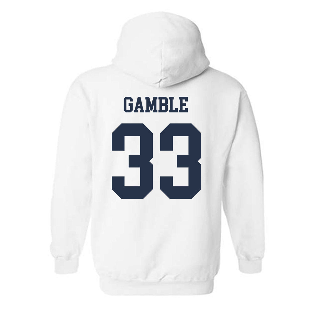 Georgia Tech - NCAA Football : CJ Gamble - Classic Shersey Hooded Sweatshirt-1