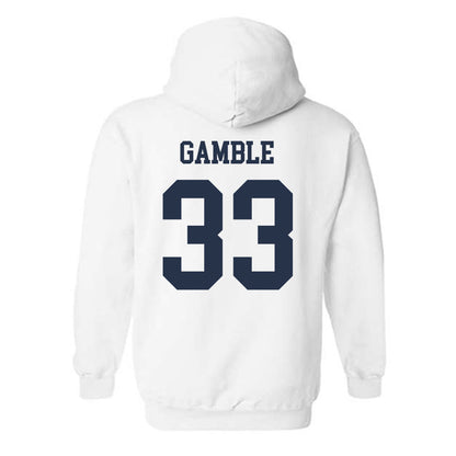 Georgia Tech - NCAA Football : CJ Gamble - Classic Shersey Hooded Sweatshirt-1