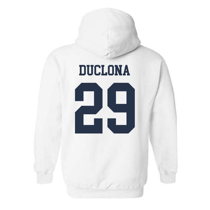 Georgia Tech - NCAA Football : Jonas Duclona - Classic Shersey Hooded Sweatshirt-1