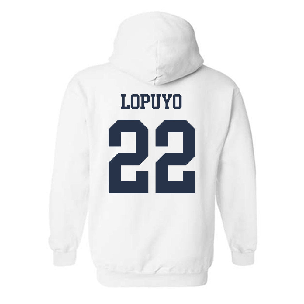 Georgia Tech - NCAA Women's Volleyball : Ital Lopuyo - Classic Shersey Hooded Sweatshirt-1
