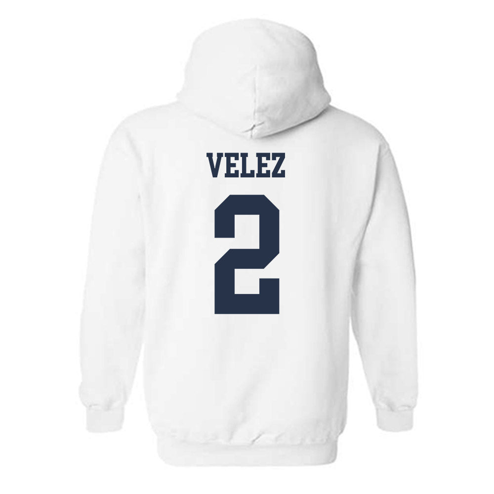 Georgia Tech - NCAA Women's Volleyball : Sofia Velez - Classic Shersey Hooded Sweatshirt-1