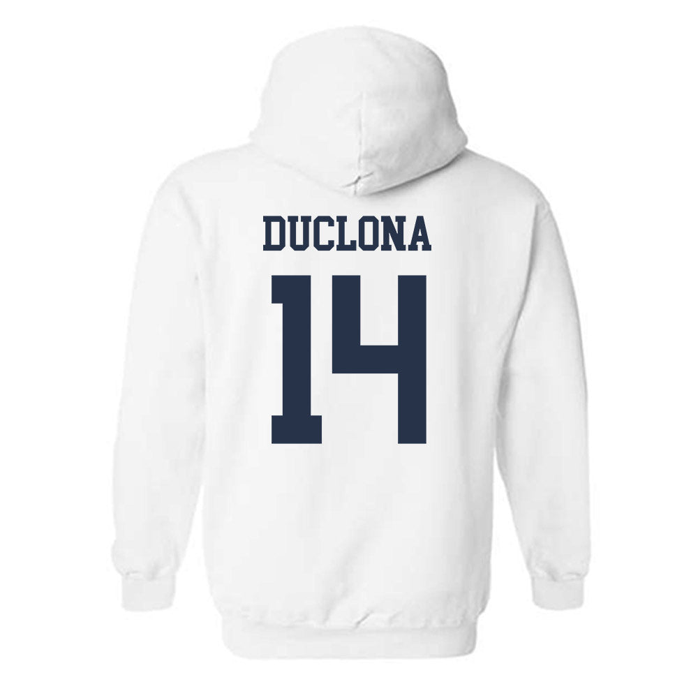 Georgia Tech - NCAA Football : Jonas Duclona - Classic Shersey Hooded Sweatshirt-1