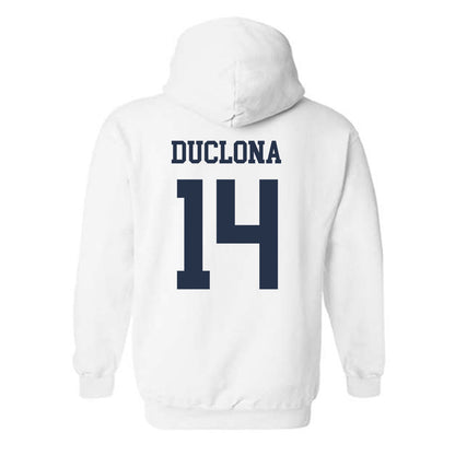 Georgia Tech - NCAA Football : Jonas Duclona - Classic Shersey Hooded Sweatshirt-1