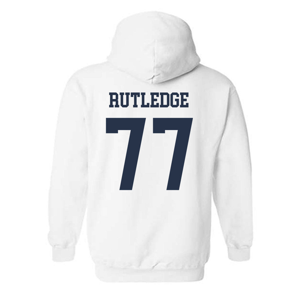 Georgia Tech - NCAA Football : Keylan Rutledge - Classic Shersey Hooded Sweatshirt-1