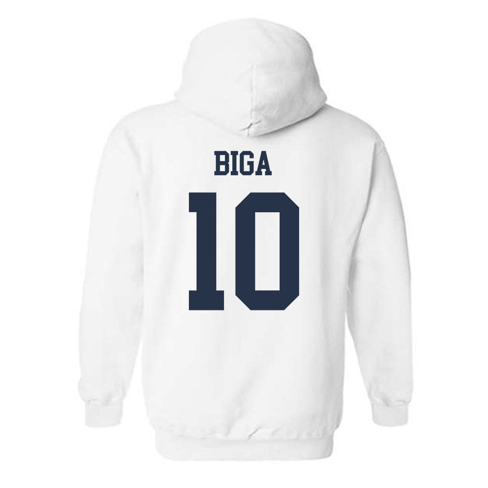 Georgia Tech - NCAA Baseball : James Biga - Classic Shersey Hooded Sweatshirt-1