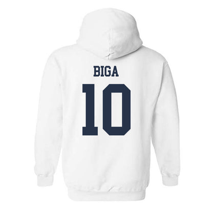 Georgia Tech - NCAA Baseball : James Biga - Classic Shersey Hooded Sweatshirt-1