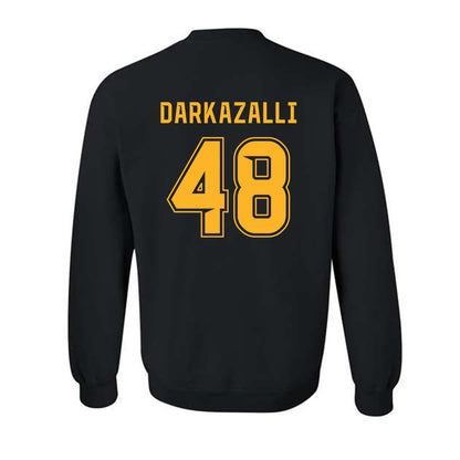 Baylor - NCAA Football : Jad Darkazalli - Blackout Shersey Crewneck Sweatshirt-1