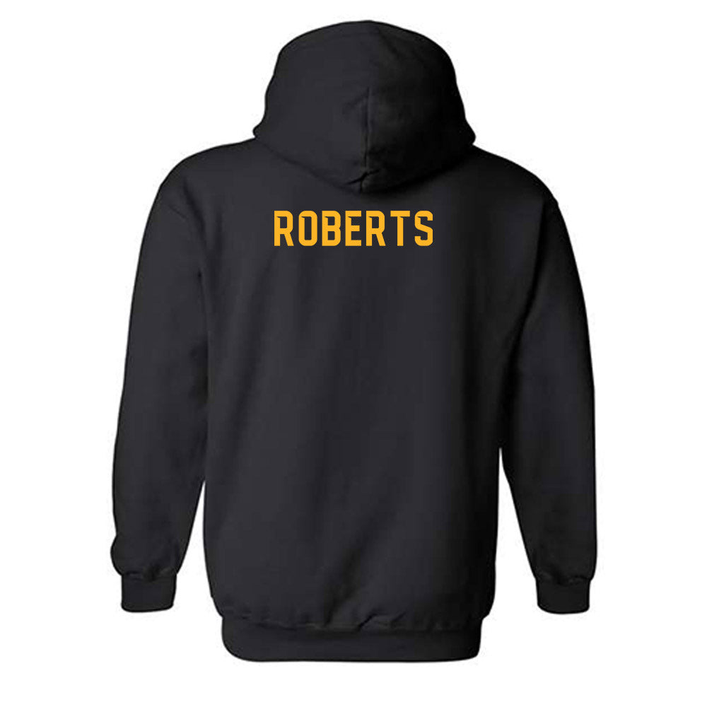 Baylor - NCAA Football : David Roberts - Blackout Shersey Hooded Sweatshirt-1