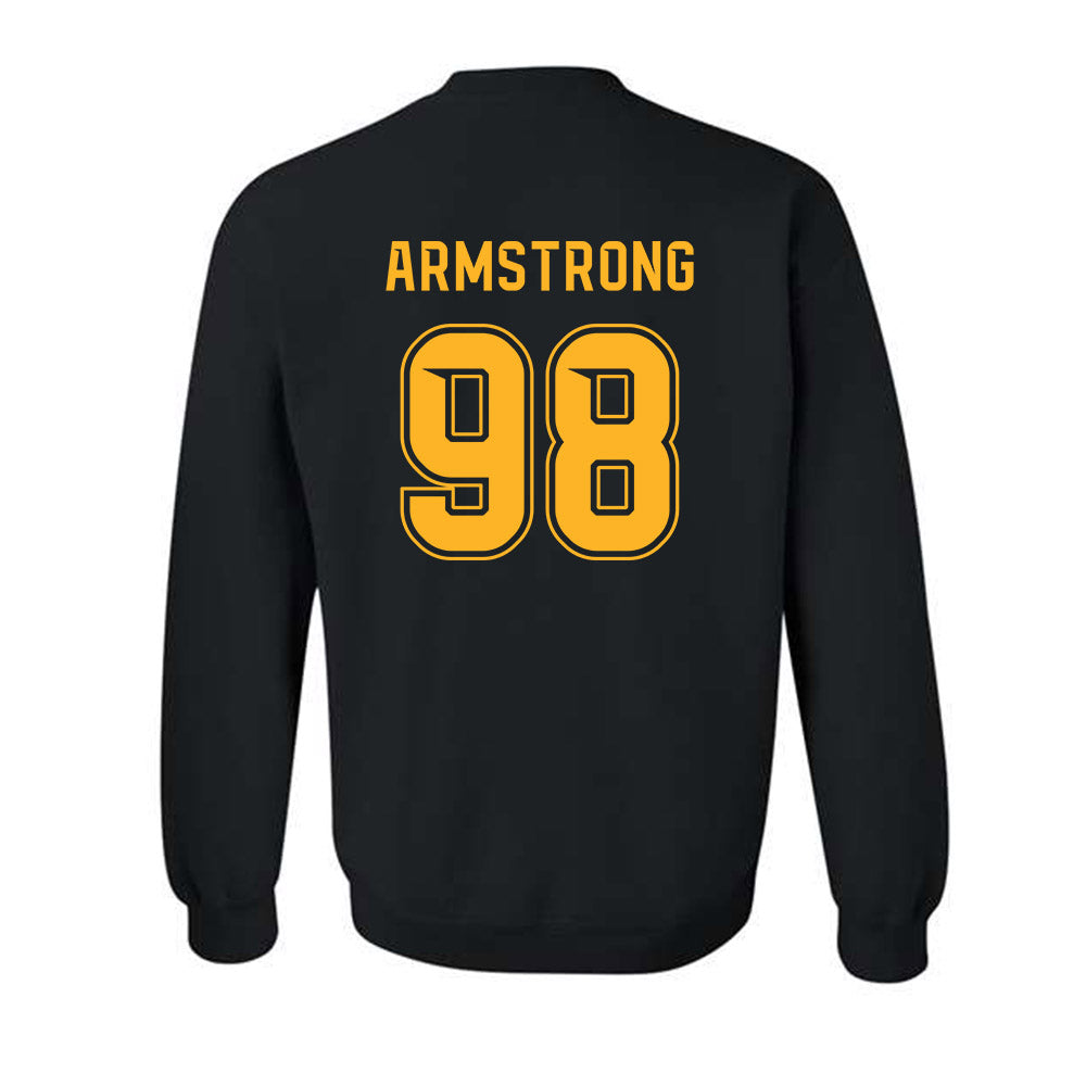 Baylor - NCAA Football : Rhett Armstrong - Blackout Shersey Crewneck Sweatshirt-1