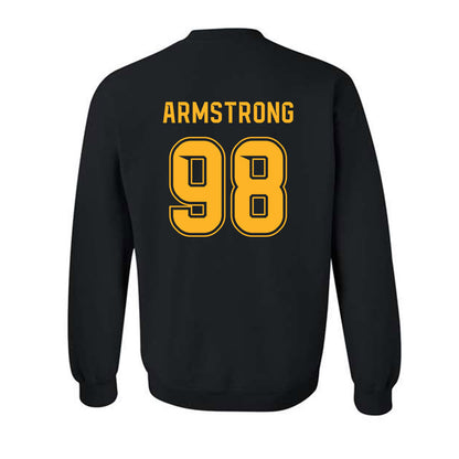 Baylor - NCAA Football : Rhett Armstrong - Blackout Shersey Crewneck Sweatshirt-1