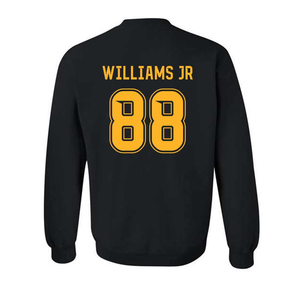 Baylor - NCAA Football : Taz Williams Jr - Blackout Shersey Crewneck Sweatshirt-1