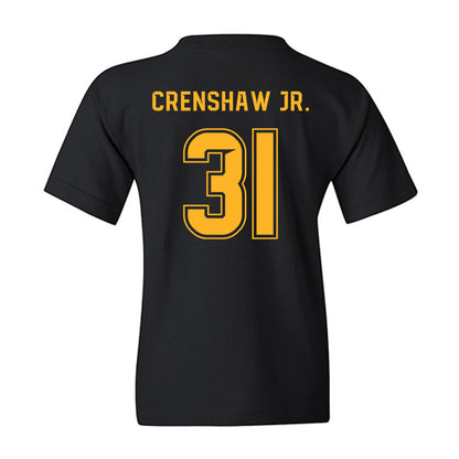 Baylor - NCAA Football : Anthony Crenshaw Jr. - Blackout Shersey Youth T-Shirt-1