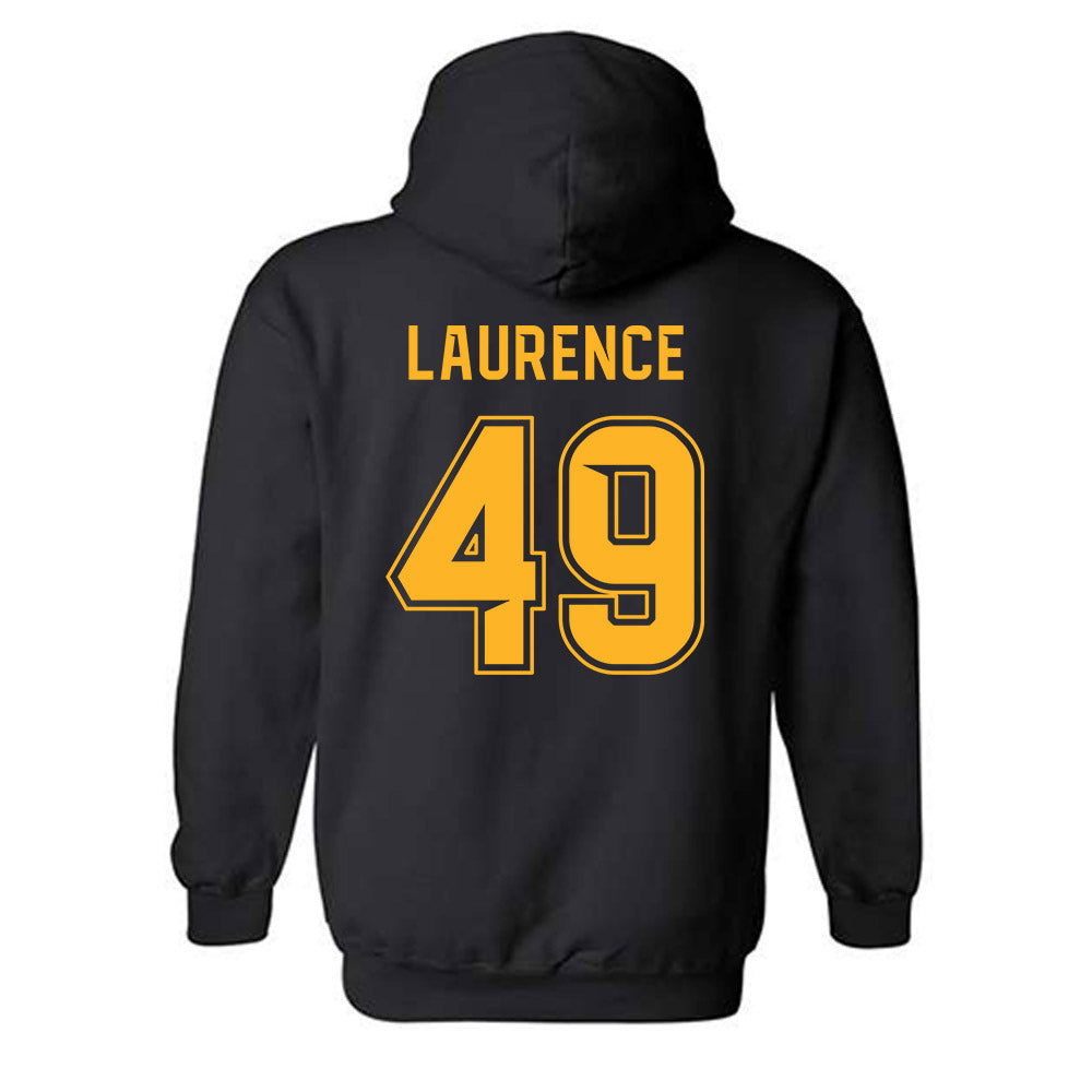Baylor - NCAA Football : Trey Laurence - Blackout Shersey Hooded Sweatshirt-1