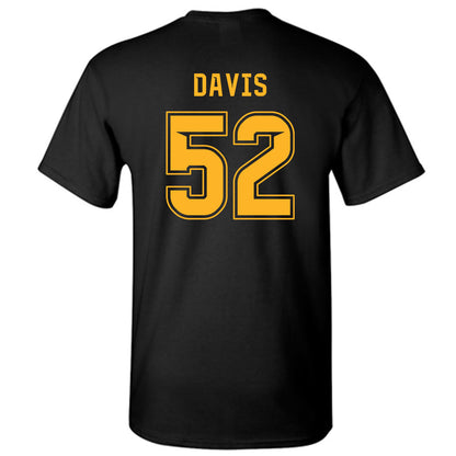 Baylor - NCAA Football : Ryan Davis - Blackout Shersey T-Shirt-1