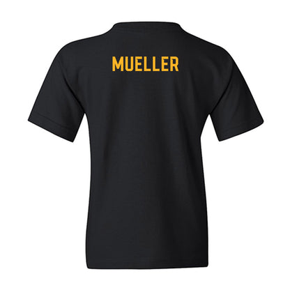 Baylor - NCAA Football : Bronson Mueller - Blackout Shersey Youth T-Shirt-1