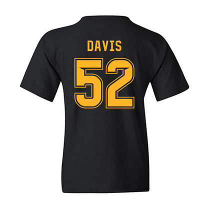 Baylor - NCAA Football : Ryan Davis - Blackout Shersey Youth T-Shirt-1