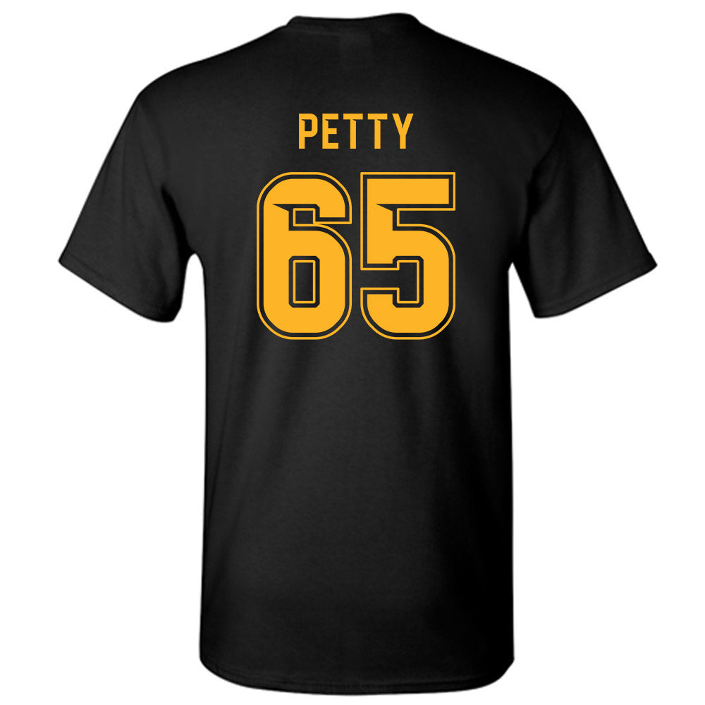 Baylor - NCAA Football : Lawson Petty - Blackout Shersey T-Shirt-1