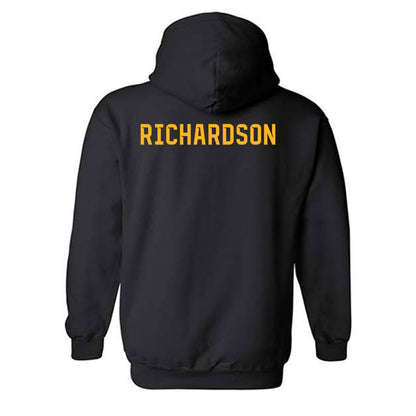 Baylor - NCAA Football : Jamarion Richardson - Blackout Shersey Hooded Sweatshirt-1