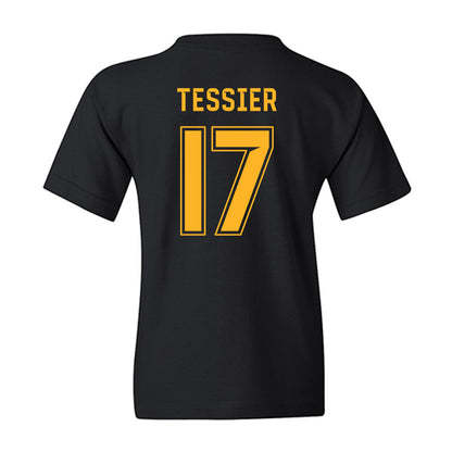 Baylor - NCAA Football : Cade Tessier - Blackout Shersey Youth T-Shirt-1