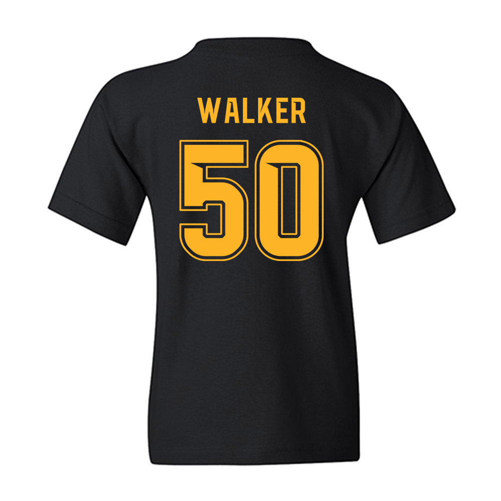 Baylor - NCAA Football : Kedrick Walker - Blackout Shersey Youth T-Shirt-1
