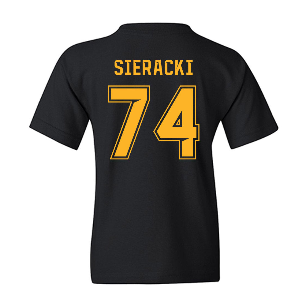 Baylor - NCAA Football : kaden sieracki - Blackout Shersey Youth T-Shirt-1