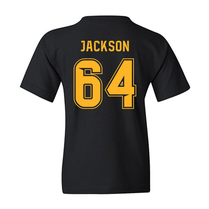 Baylor - NCAA Football : Braylen Jackson - Blackout Shersey Youth T-Shirt-1