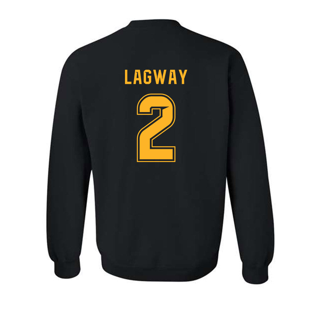 Baylor - NCAA Football : DJ Lagway - Blackout Shersey Crewneck Sweatshirt-1