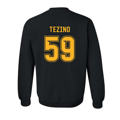 Baylor - NCAA Football : Devonte Tezino - Blackout Shersey Crewneck Sweatshirt-1