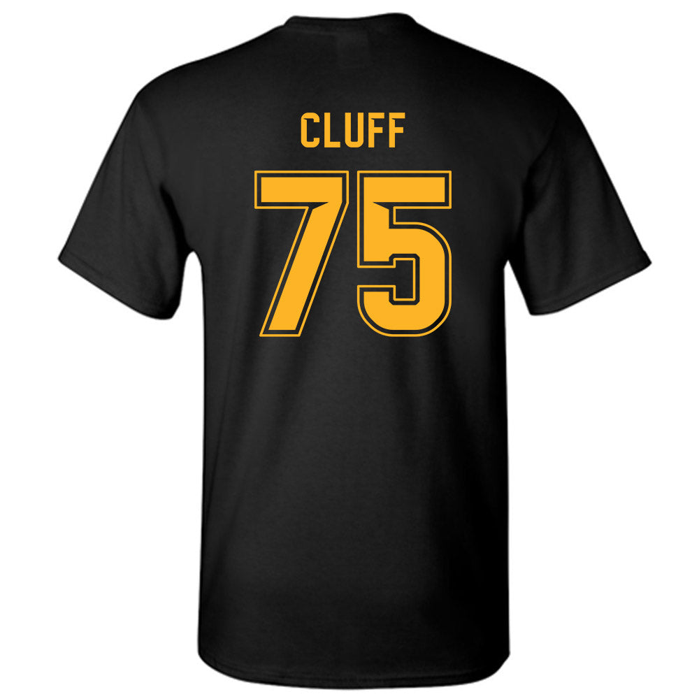 Baylor - NCAA Football : Harrison Cluff - Blackout Shersey T-Shirt-1