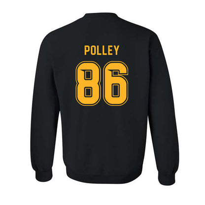 Baylor - NCAA Football : Hawkins Polley - Blackout Shersey Crewneck Sweatshirt-1