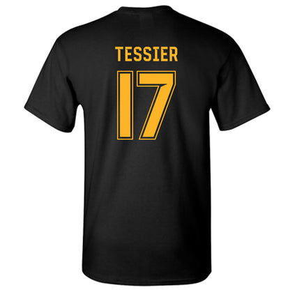 Baylor - NCAA Football : Cade Tessier - Blackout Shersey T-Shirt-1