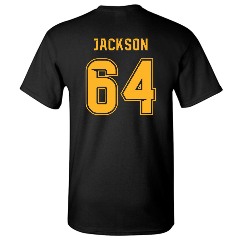 Baylor - NCAA Football : Braylen Jackson - Blackout Shersey T-Shirt-1