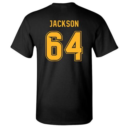 Baylor - NCAA Football : Braylen Jackson - Blackout Shersey T-Shirt-1