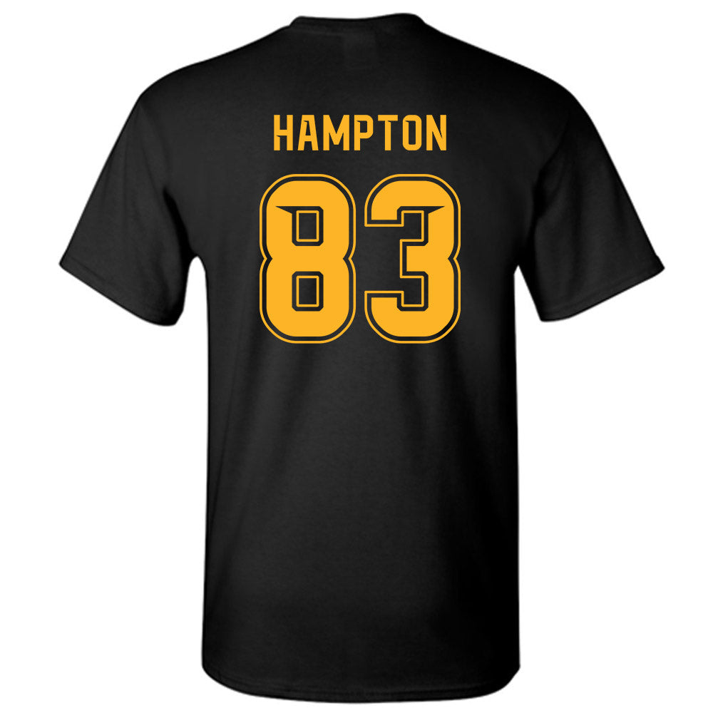 Baylor - NCAA Football : DeBraun Hampton - Blackout Shersey T-Shirt-1