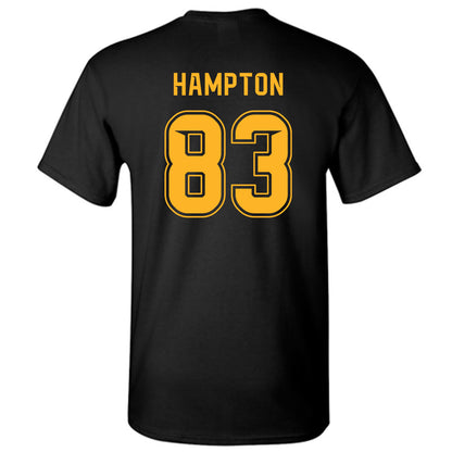 Baylor - NCAA Football : DeBraun Hampton - Blackout Shersey T-Shirt-1