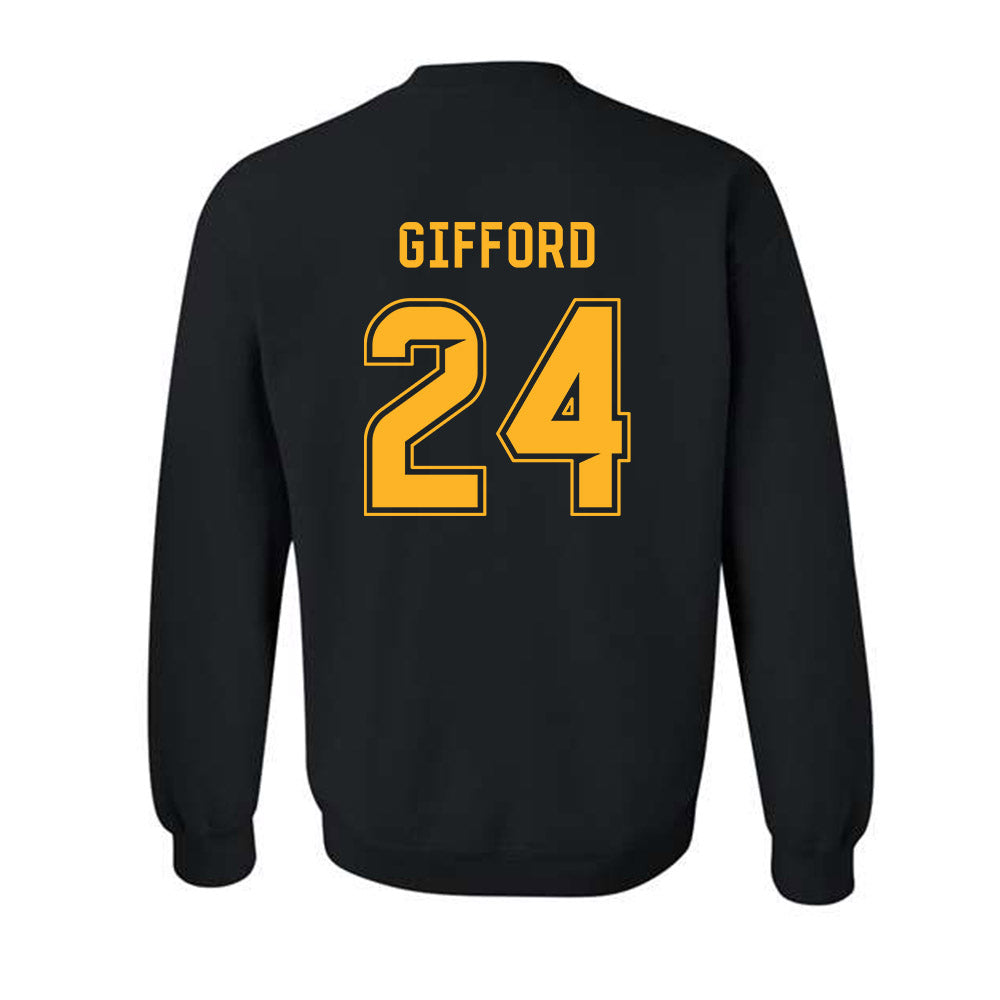 Baylor - NCAA Football : Micah Gifford - Blackout Shersey Crewneck Sweatshirt-1