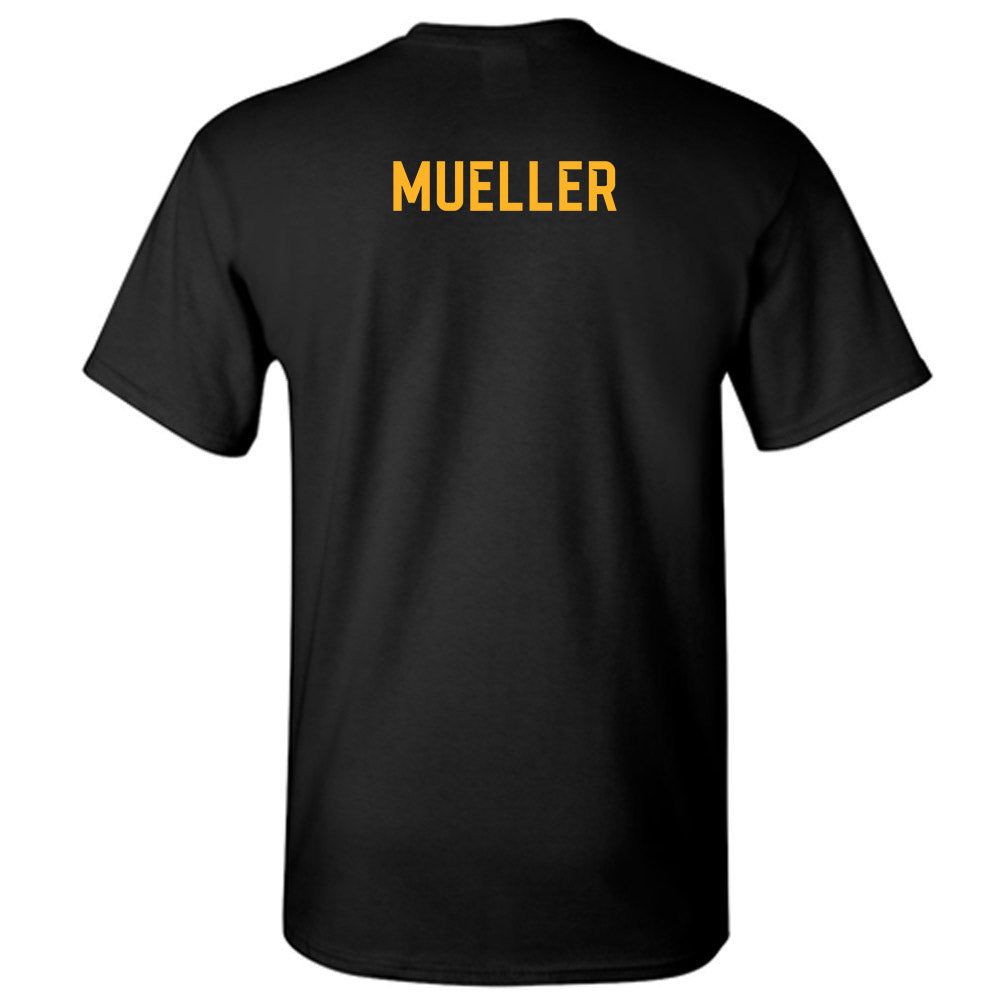 Baylor - NCAA Football : Bronson Mueller - Blackout Shersey T-Shirt-1