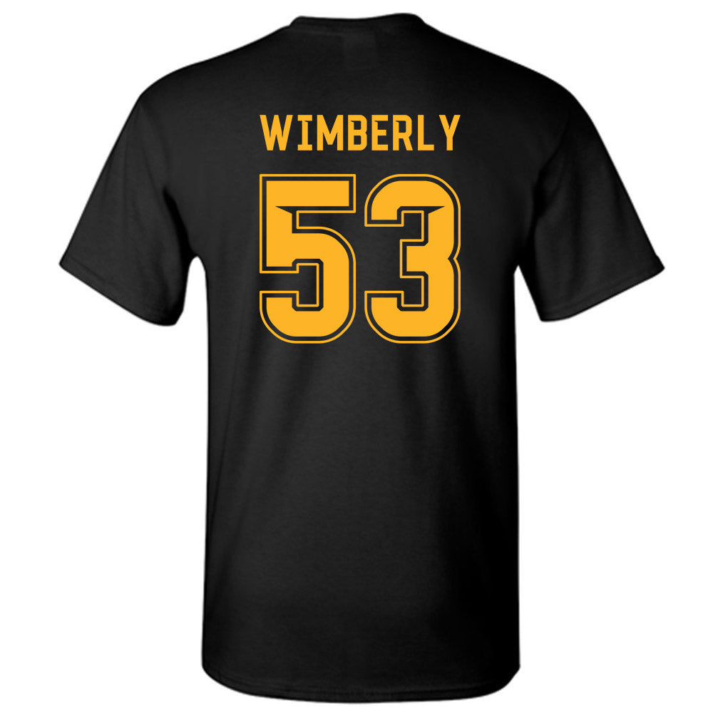 Baylor - NCAA Football : Daemian Wimberly - Blackout Shersey T-Shirt-1