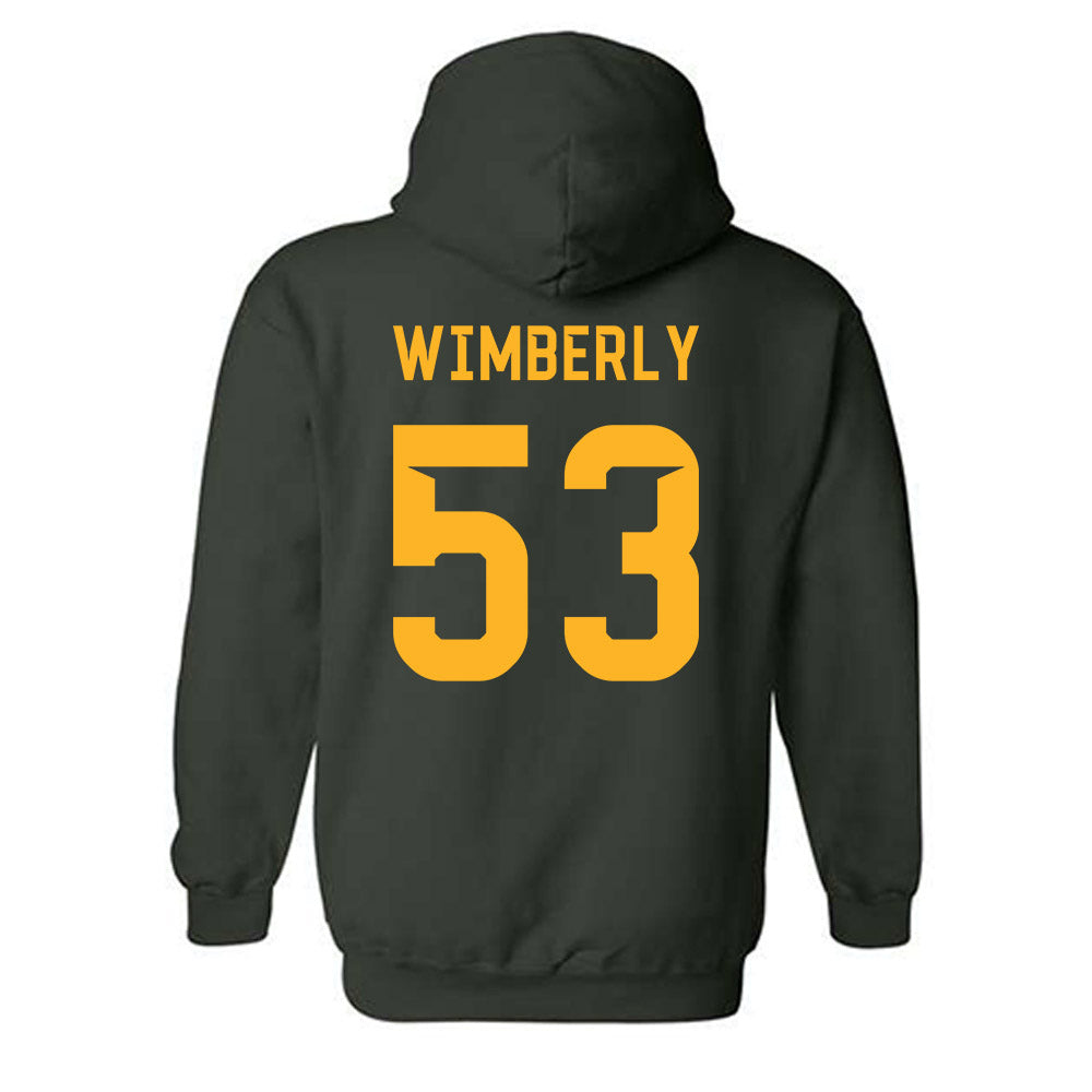 Baylor - NCAA Football : Daemian Wimberly - Family Weekend Shersey Hooded Sweatshirt-1