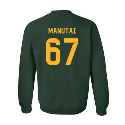 Baylor - NCAA Football : Aleki Manutai - Family Weekend Shersey Crewneck Sweatshirt-1