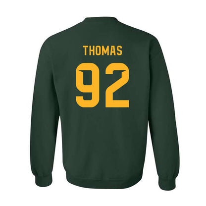 Baylor - NCAA Football : Trent Thomas - Family Weekend Shersey Crewneck Sweatshirt-1