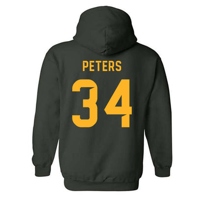 Baylor - NCAA Football : Davion Peters - Family Weekend Shersey Hooded Sweatshirt-1