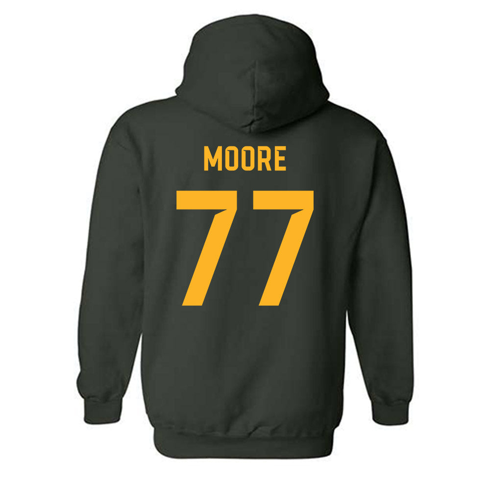 Baylor - NCAA Football : Logan Moore - Family Weekend Shersey Hooded Sweatshirt-1